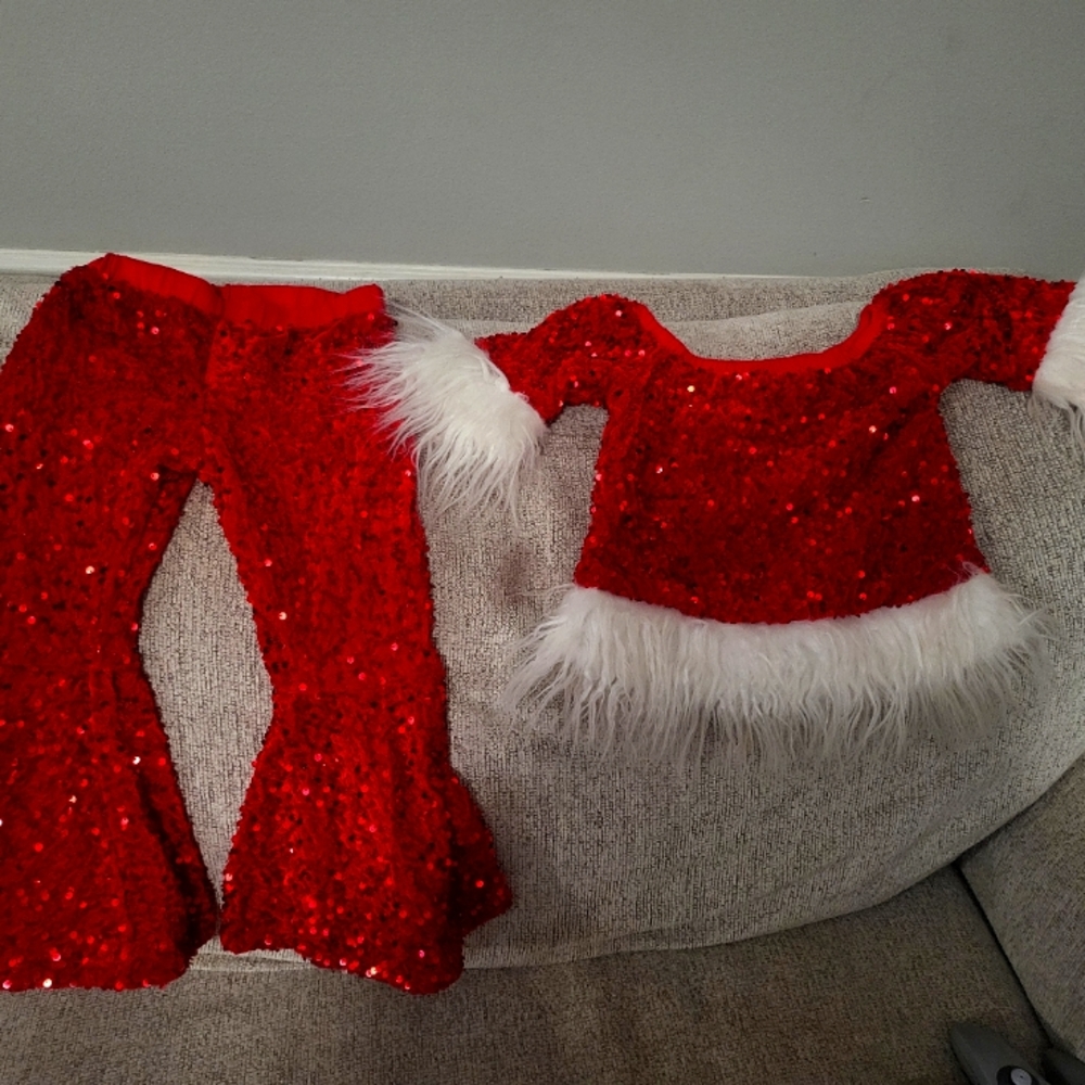 Girls Santa outfit